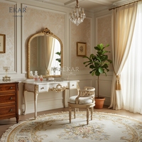 Meubles EKAR |   Tabouret de toilette doré Héritage Impérial |   Chaise de dressing néoclassique de luxe