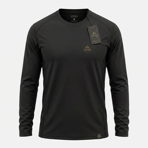 <b>Stretch</b> Fabric For <b>Men</b> Gym Training Running <b>Men</b> Long Sleeve Athletic Shirt Slim Fit Design Modern Athletic Style Comfortable - Product Image 1