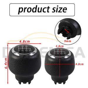 Car Gear <b>Knob</b> Leather 5 6 Speed Manual Transmission Honda Civic 2016 2019 Ergonomic <b>Shift</b> <b>Knob</b> - Product Image 5