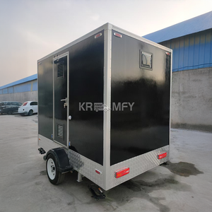 Toilettes mobiles de luxe durables à 2 postes pour événements, conteneurs sanitaires portables pour l'extérieur - Product Image 4