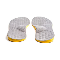 Semelles orthopédiques pour adultes pour X-leg Valgus Inner Splasted Feet Memory Foam EVA Material avec PU Inside Wear Semelles correctrices pour chaussures