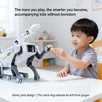 Perro Robot Educativo con IA, Control por Aplicación, Programación por Voz y Funciones de Llamada Telefónica, Material Plástico