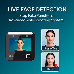 Free SDK Iris Attendance System School Attendance Management System Fingerprint With 4g Sim Battery - Product Image 3