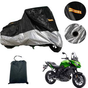 Housse personnalisable en tissu Oxford 210d pour <span class=keywords><strong>moto</strong></span>, imperméable, anti-uv, protection contre la <span class=keywords><strong>pluie</strong></span> et le soleil, avec <span class=keywords><strong>cape</strong></span> <span class=keywords><strong>de</strong></span> <span class=keywords><strong>moto</strong></span> pour l'extérieur - Product Image 2