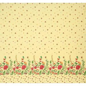 HEAVENBIRDS Parure de lit plate imprimée jaune avec 2 taies d'oreiller incluses, en coton, 300 fils, écologique, toutes saisons - Product Image 2