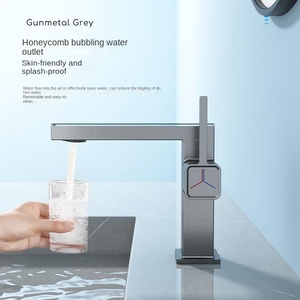 Haute Qualité Pluie Salle <span class=keywords><strong>De</strong></span> Bains Robinet Affichage Numérique En Acier Inoxydable Multi Fonction <span class=keywords><strong>Douche</strong></span> Noir robinet - Product Image 4