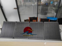 120W 160W 200W 300W 400W Panneau solaire pliable ultra mince semi-rigide avec cadre et support