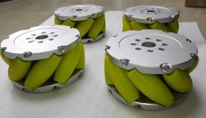 Rueda Mecanum de Aleación de Aluminio para Robot NM305A, Capacidad de Carga de 3 Toneladas, Rueda Mecanum de 305 mm, Capacidad de 3 Toneladas para <span class=keywords><strong>AGV</strong></span> - Product Image 4
