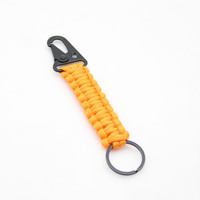 QXMOVING Paracord Survie Porte-clés Fort Portable Nylon Porte-clés Mousqueton Aigle Clip Boucle Sac Spécial Pièces Accessoires