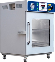 Horno de Vacío para Laboratorio, Horno de Secado al Vacío con Control Digital de Temperatura, Cámara de Acero Inoxidable, Equipo de Calentamiento