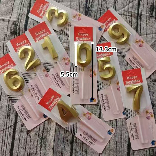 Bougie diamant doré Quantité minimum de commande: 50 par numéro