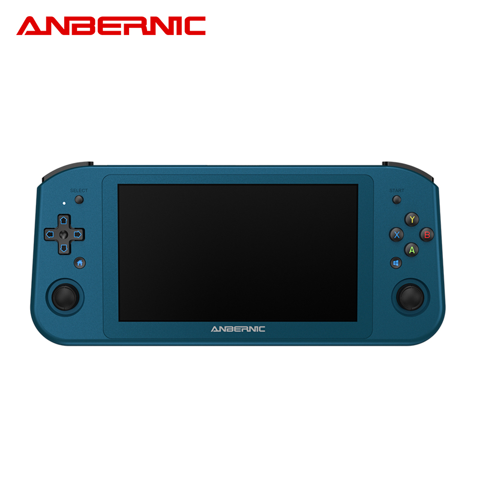 Anbernic Win600 Blue Handheld Game Console With Touch Screen 720p