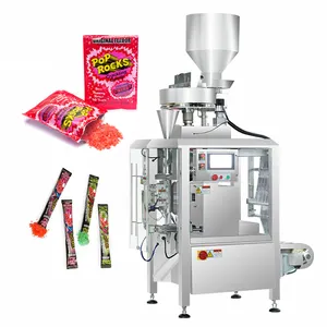 Automatic Popping Candy Small Vertical Packaging Machine Pop Rocks Linking Continuous Bag Packing Machine