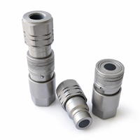 Nouvelle vanne de déconnexion rapide à face plate en acier au carbone NaiWo Ios16028 FFN 1/4 pouce pour excavatrice, garantie 1 an