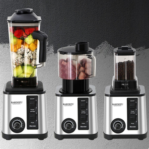 Máy xay sinh tố 8 trong 1, máy chế biến thực phẩm điện 9500W, Crest Silver Bardefu, máy trộn và xay đa năng công nghiệp 3 trong 1, máy ép trái cây - Product Image 3