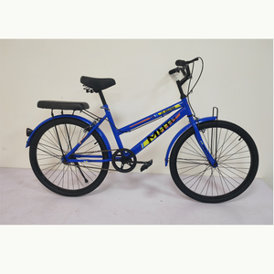 Vélo <span class=keywords><strong>de</strong></span> ville vintage 24 pouces à vitesse unique, confortable pour les trajets quotidiens, avec double selle et panier – Vélo <span class=keywords><strong>de</strong></span> banlieue classique à cadre bas - Product Image 6