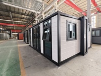 Maison préfabriquée de luxe pliable de 20 pieds, villa modulaire extensible, maison australienne type Granny House de 1 à 3 chambres