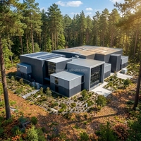 Bâtiment à structure métallique conforme aux normes australiennes et néo-zélandaises, entrepôt à structure métallique Libida
