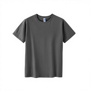 T-shirt <span class=keywords><strong>homme</strong></span> col rond à manches courtes en coton peigné pur 150g, coupe ample, séchage rapide, respirant, imprimé, pour le commerce transfrontalier - Product Image 1