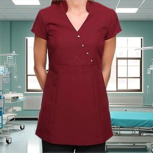 VB SPORTS Conjuntos de Uniformes Médicos para Mujer - Blusa Túnica de Enfermera de Spandex/Poliéster con Detección de Agujas Sin Costuras - Product Image 2