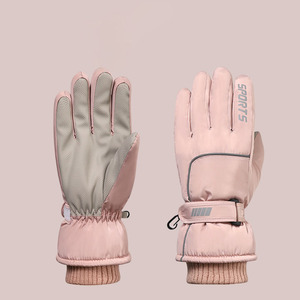 Gants <span class=keywords><strong>de</strong></span> <span class=keywords><strong>ski</strong></span> pour femmes, antidérapants, imperméables, thermiques, pour la conduite en plein air, vélo électrique, sports d'hiver - Product Image 6
