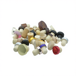 Оптовая продажа пробок для винных и виски-бутылок с логотипом на заказ: пробки из TPE-синтетического кORKа, алюминиево-пластиковые пробки T-образной формы - Product Image 1