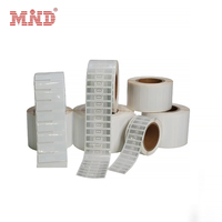 Autocollant Rfid en mousse Dogbone soutenu Maraton Sports Timing Tag Alternative UHF RFID Tag Wet Inlay White Printable Label Tags