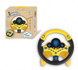 Volant de jeu interactif électrique pour enfants, simulateur de conduite, jouet pour enfants, volant de voiture, jouet volant - Product Image 3