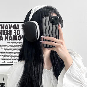 Vente en gros de cuir PU couleur pure sensation de peau anti-rayures étui de protection housse pour écouteurs <span class=keywords><strong>Apple</strong></span> <span class=keywords><strong>Airpod</strong></span> <span class=keywords><strong>Max</strong></span> ensemble étui - Product Image 5