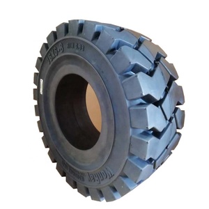 200/50-10 (6.50) 원레이 고품질 솔리드 지게차 타이어 (노즈 포함) - Product Image 4
