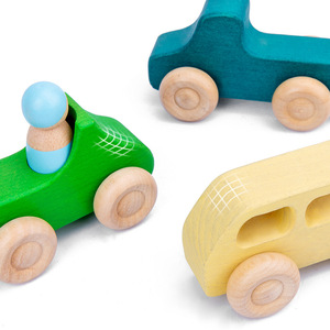 I Veicoli <span class=keywords><strong>Arcobaleno</strong></span> Colorato Giocattolo Di Legno Auto <span class=keywords><strong>Arcobaleno</strong></span> di legno Giocattolo Di Legno Auto (7pcs) - Product Image 2