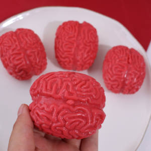 Cute Brain-Shaped Stress Relief <b>Toy</b> <b>for</b> <b>Boys</b> Girls Soft TPR Silicone Plastic Push Pop Sensory Squeeze <b>Toy</b> - Product Image 5