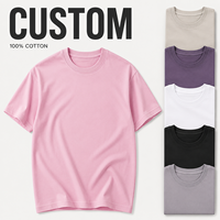 T-shirt Classique Décontracté 100% Coton Uni pour Homme – Vêtement Quotidien OEM ODM Coupe Ample Épaules Tombantes – T-shirt en Coton Vierge Coupe Boxy