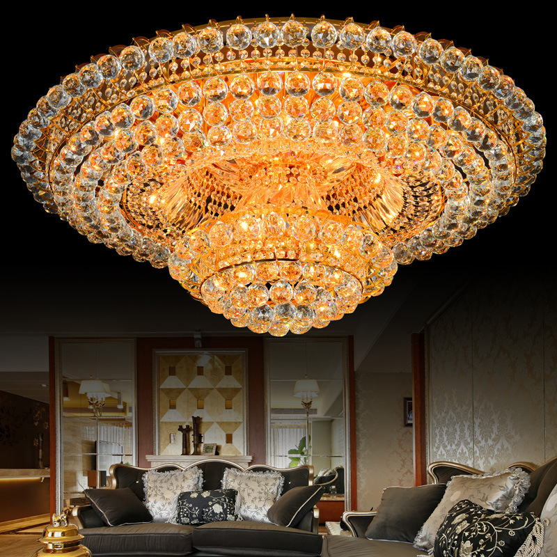 Modern Restaurant Design Led Hanging Crystal Luxury Pendant Light Led Crystal Glass Ceiling Lamp