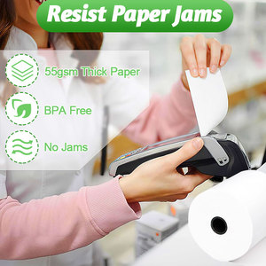 กระดาษความร้อนสีขาวขนาด 80 มม. ทนทาน พิมพ์ลื่นไหล สำหรับเครื่อง POS ร้านค้าปลีกและร้านอาหาร - Product Image 2