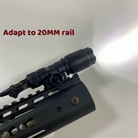 Lampe torche tactique Surefir M300 M600B M600C en nylon avec montage sur rail de 20 mm pour la chasse