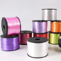 Ruban en plastique gaufré laser pour ballons, 100/250/500 yards, ruban métallique pour emballage cadeau, décorations de fête