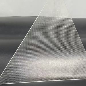 Plaque de guidage en acrylique pour luminaire suspendu LED en forme de triangle équilatéral personnalisé, avec design personnalisable haute luminosité Rina Tech - Product Image 2