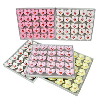 Coffret Cadeau Fleur Eternelle Décorations de Parfum Élégantes Declarity Fleurs Artificielles Nouveau Papillon Orchidée Savon Fleurs