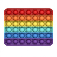 BDwing 2 pièces Jouet sensoriel à bulles en silicone anti-stress pour soulager l'anxiété, éducatif, pour enfants autistes et ayant des besoins spéciaux