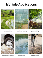 Pompe à eau à essence professionnelle haute pression de 2 pouces 3 pouces 4 pouces ou irrigation agricole et traitement des eaux usées agricoles