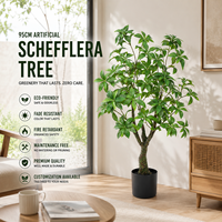 Arbre artificiel Pieris hyper-réaliste en pot, emballage KD, résistant aux UV, ignifuge, directement de l'usine, décoration pour la maison et le bureau