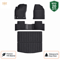 Tapis de sol de voiture en TPE sur mesure pour Toyota Corolla-cross AWD XLE essence 2022-2025, 5 places