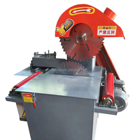 Scie à refendre à double lame pour planches de bois, alimentation manuelle, machine à refendre le bois pour petit atelier de menuiserie