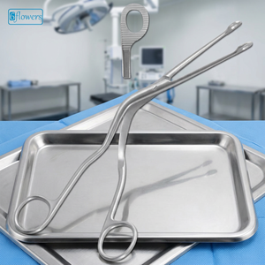 คีมจับหลอดลม 6 ดอกจาก 6flowers Magill Forceps สำหรับการผ่าตัดด้วยมือ ได้รับการรับรองมาตรฐาน CE ระดับ I สำหรับการผ่าตัดทั่วไป - Product Image 3
