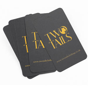 Papier d'emballage personnalisé pour extensions de cheveux de marque privée, étiquettes à suspendre pour vêtements, chaussures, sacs, technique d'impression - Product Image 3