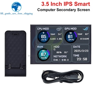 3.5 นิ้ว IPS TYPE-C หน้าจอรองคอมพิวเตอร์ CPU GPU RAM HDD จอภาพ USB สำหรับ <span class=keywords><strong>AIDA64</strong></span> พร้อมสาย USB - Product Image 5