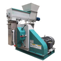 LEABON Offre Spéciale Machine à Granulés d'Herbe à Matrice Annulaire, Production 1000-5000kg/h, 380V, Surveillance à Distance pour Alimentation Bovins, Ovins et Volailles