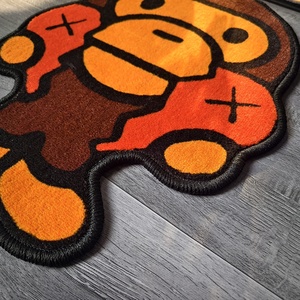 <span class=keywords><strong>Tapis</strong></span> Tufté Fait Main <span class=keywords><strong>Bape</strong></span> Milo Tendance Cool, Velours Coupe 10mm Couleur Unie pour Usage Domestique, Commande Minimum 1 Pièce - Product Image 3
