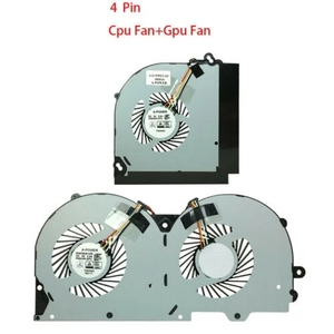 Quạt Làm Mát <span class=keywords><strong>CPU</strong></span> Mới & Quạt GPU Cho <span class=keywords><strong>Clevo</strong></span> P950 P950HR P950ER T97 T96E T800 Quạt Tản Nhiệt 4 Dây & 3 Dây - Product Image 2